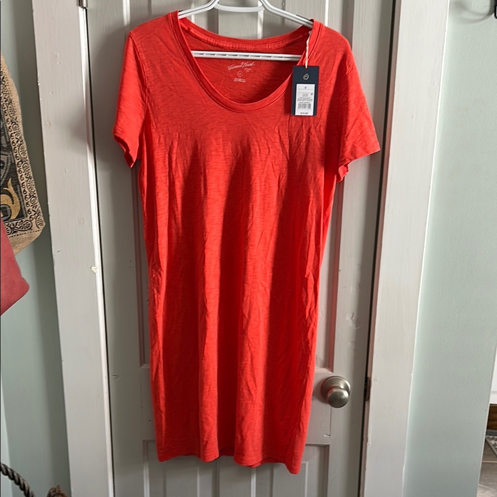 Old Navy Orange Fitted Short Sleeve T-Shirt